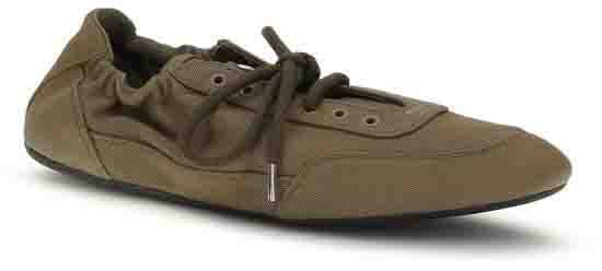 Prada Bicolor Cotton Athletic Sneakers