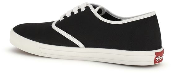 Prada Black Cotton Athletic Sneakers