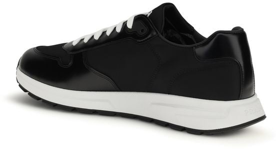Prada Black Recycled Polyamide Athletic Sneakers