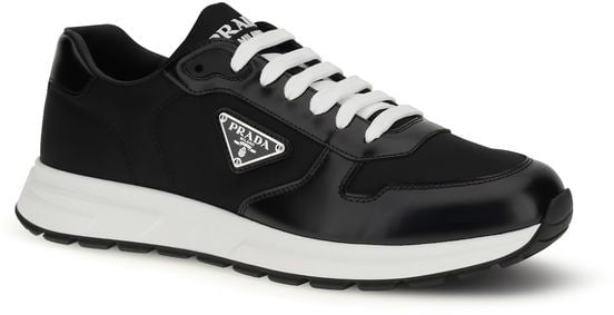 Prada Black Recycled Polyamide Athletic Sneakers