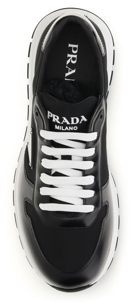 Prada Black Recycled Polyamide Athletic Sneakers