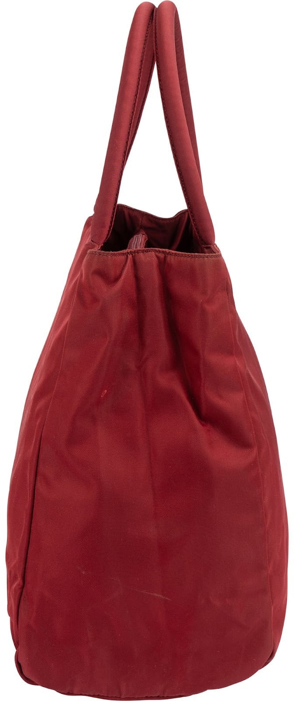 Prada Red Tessuto Handbag
