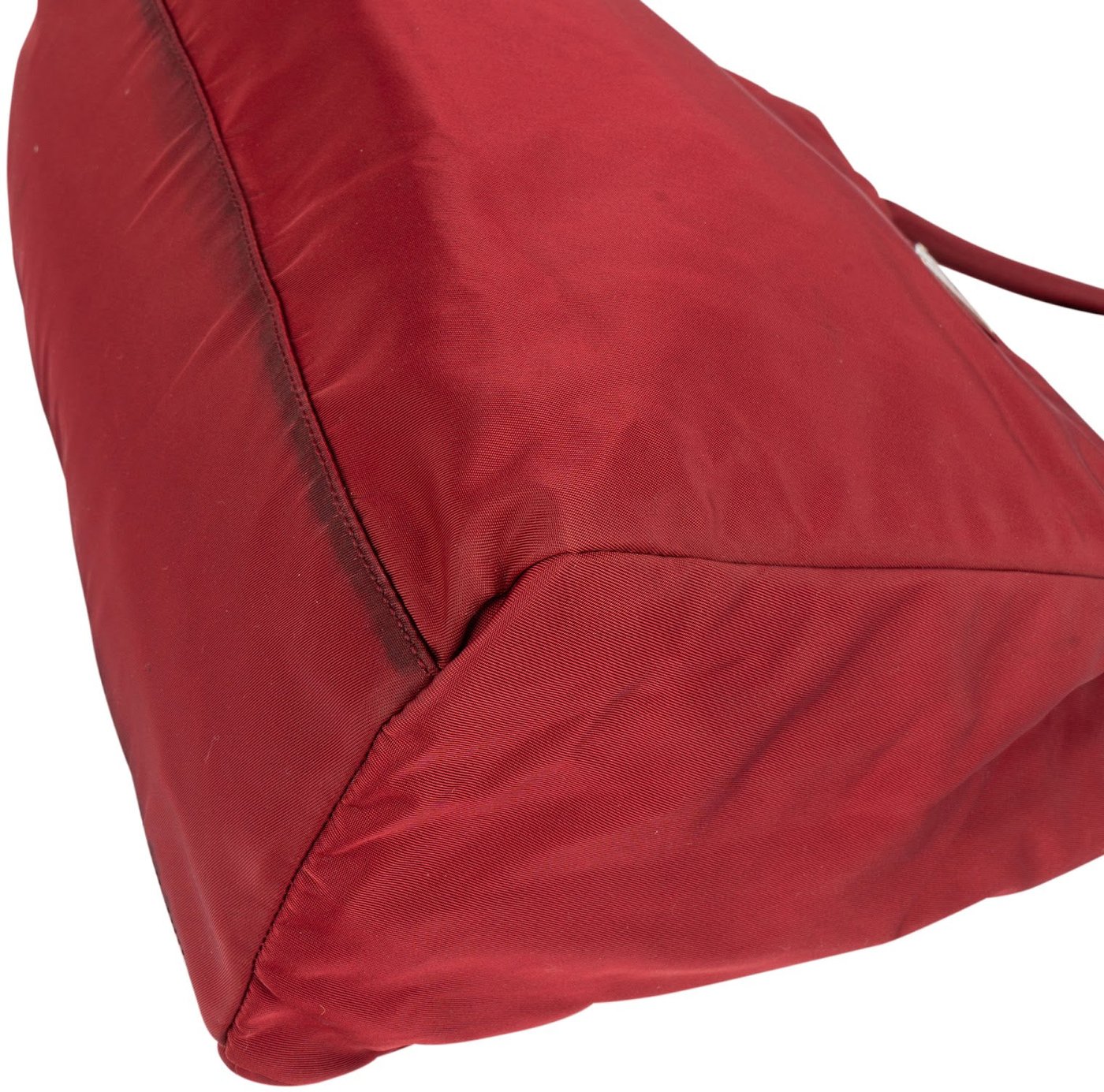 Prada Red Tessuto Handbag