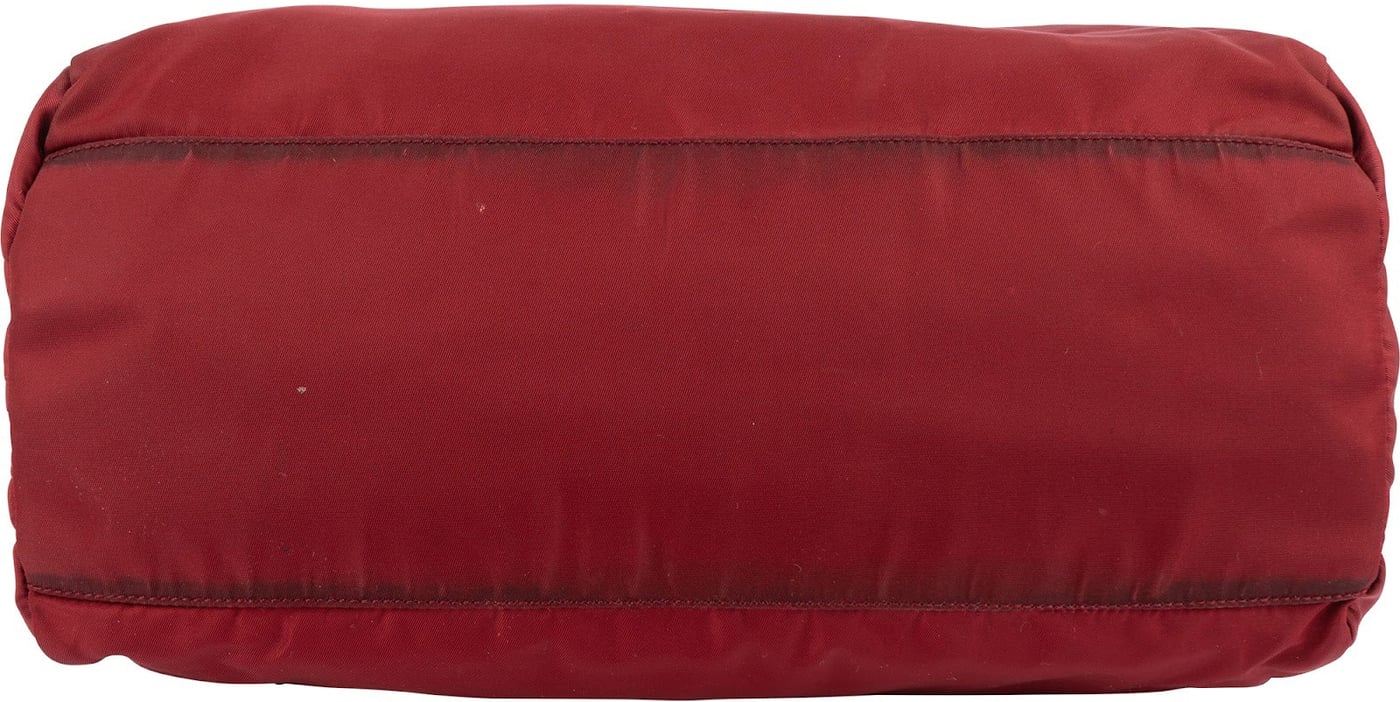 Prada Red Tessuto Handbag