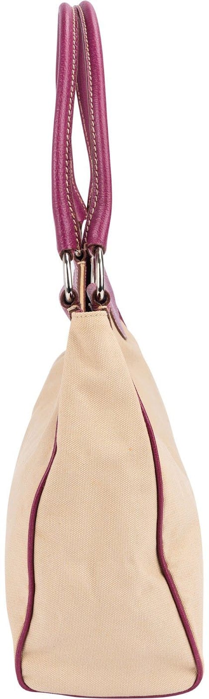 Prada Leather Semitracolla Triangle Shoulder Bag
