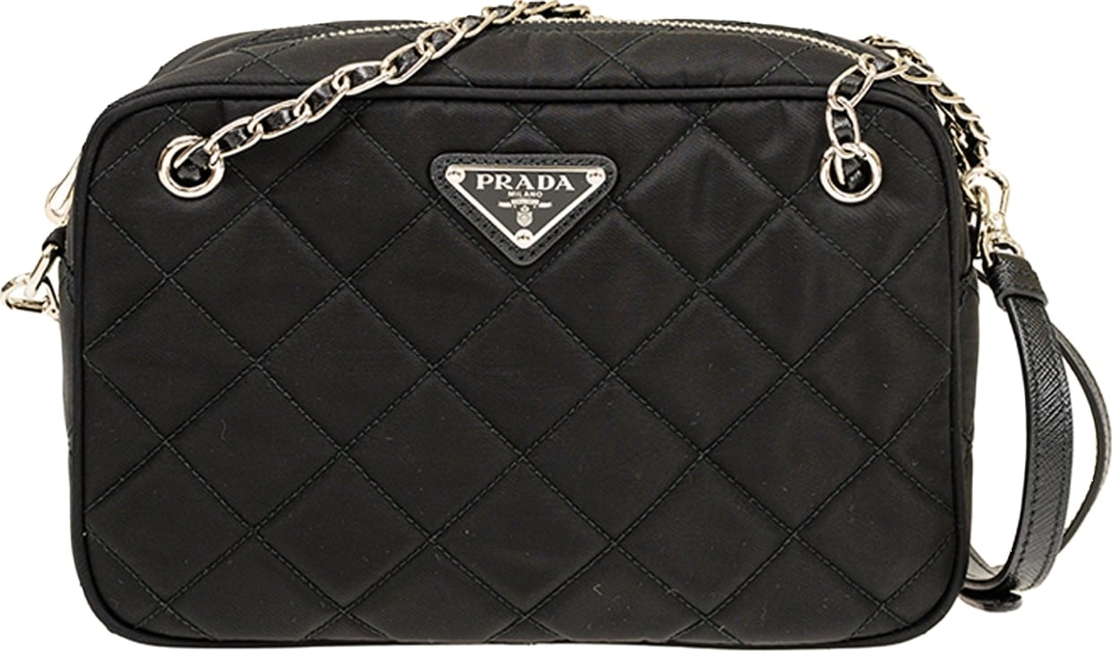Prada Quilted Medium Crossbody Bag