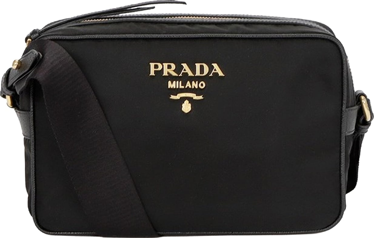 Prada Nylon Logo Camera Bag