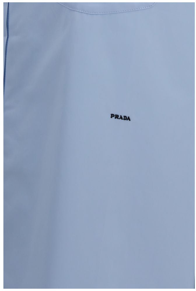 Prada Blue Cotton Shirt