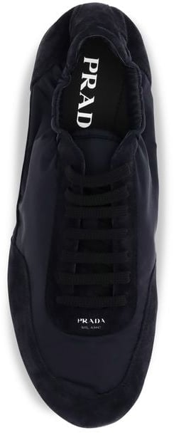 Prada Blue Rubber Athletic Sneakers