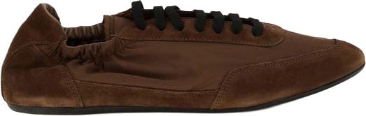 Prada Brown Rubber Athletic Sneakers