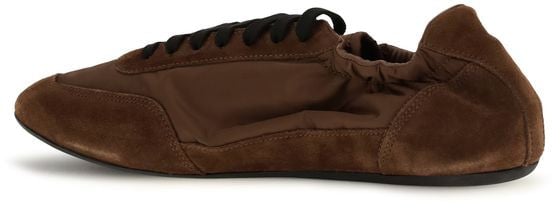 Prada Brown Rubber Athletic Sneakers