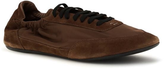 Prada Brown Rubber Athletic Sneakers