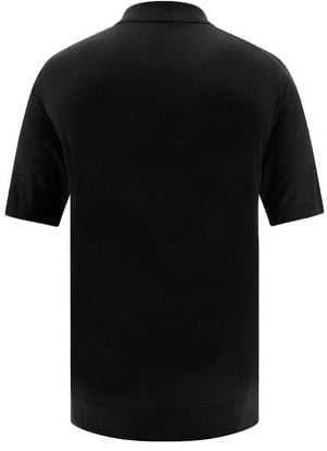 Prada Black Wool Oves Aries Polo Shirt