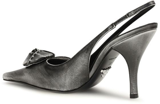 Prada Gray Goatskin High Heel Pumps