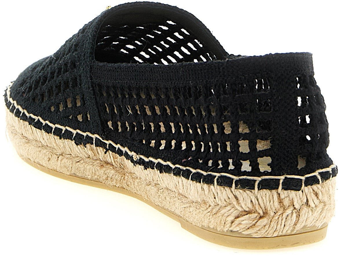 Prada Black Cotton Espadrilles