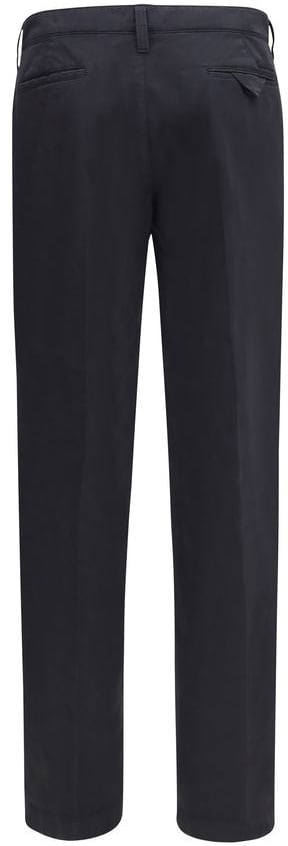 Prada Blue Cotton Casual Pants