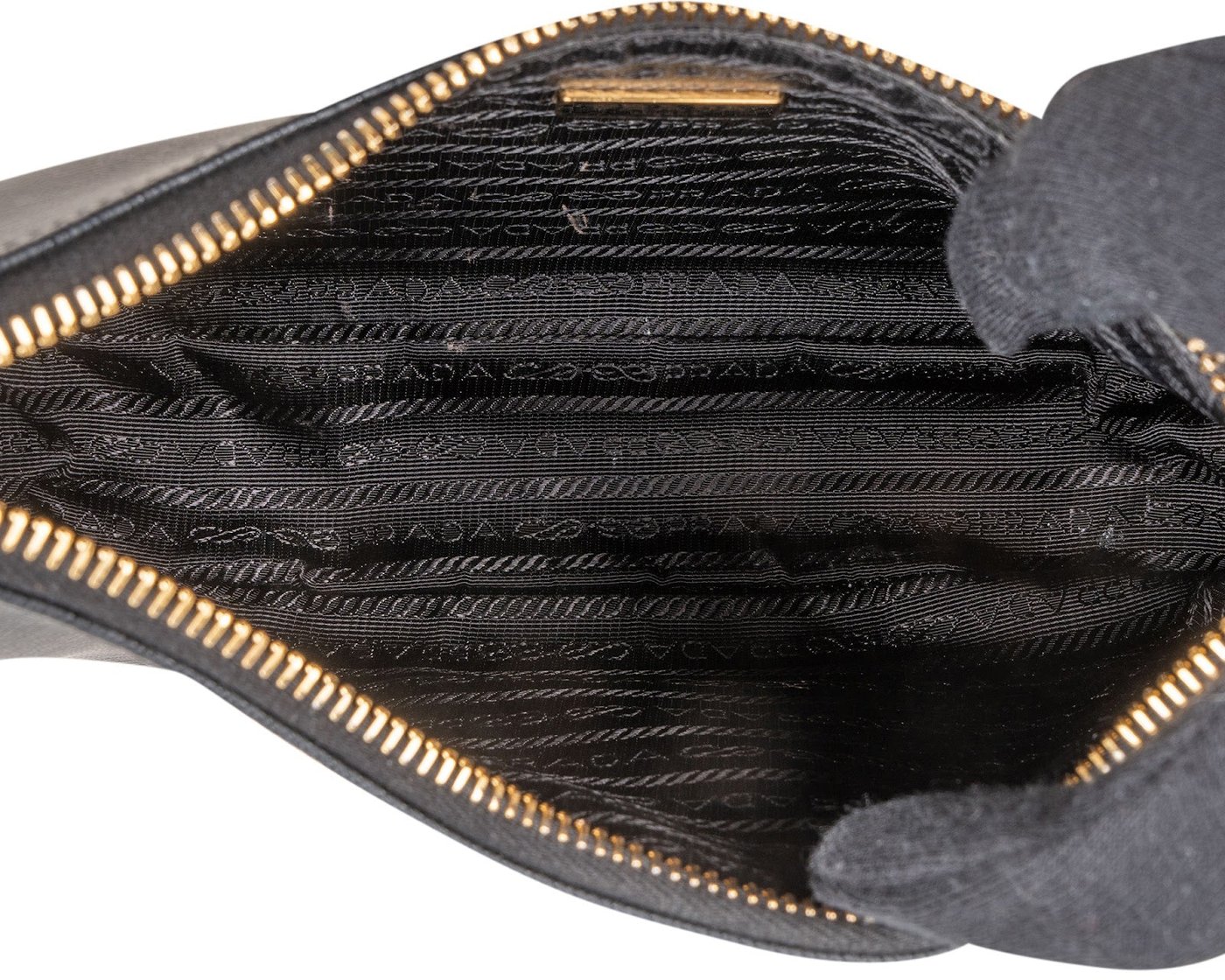 Prada Saffiano Leather Triangle Re-Edition 2005 Shoulder Bag