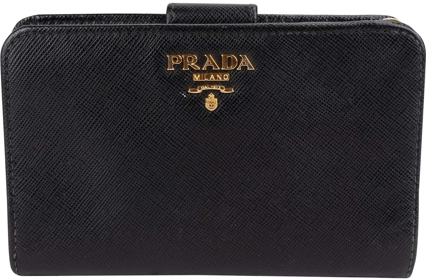 Prada Saffiano Leather Compact Wallet