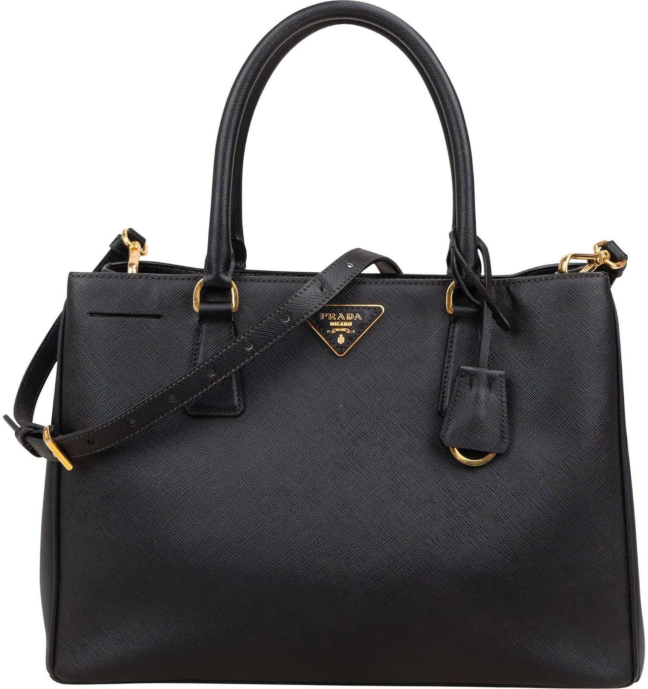 Prada Saffiano Leather Galleria Tote Handbag