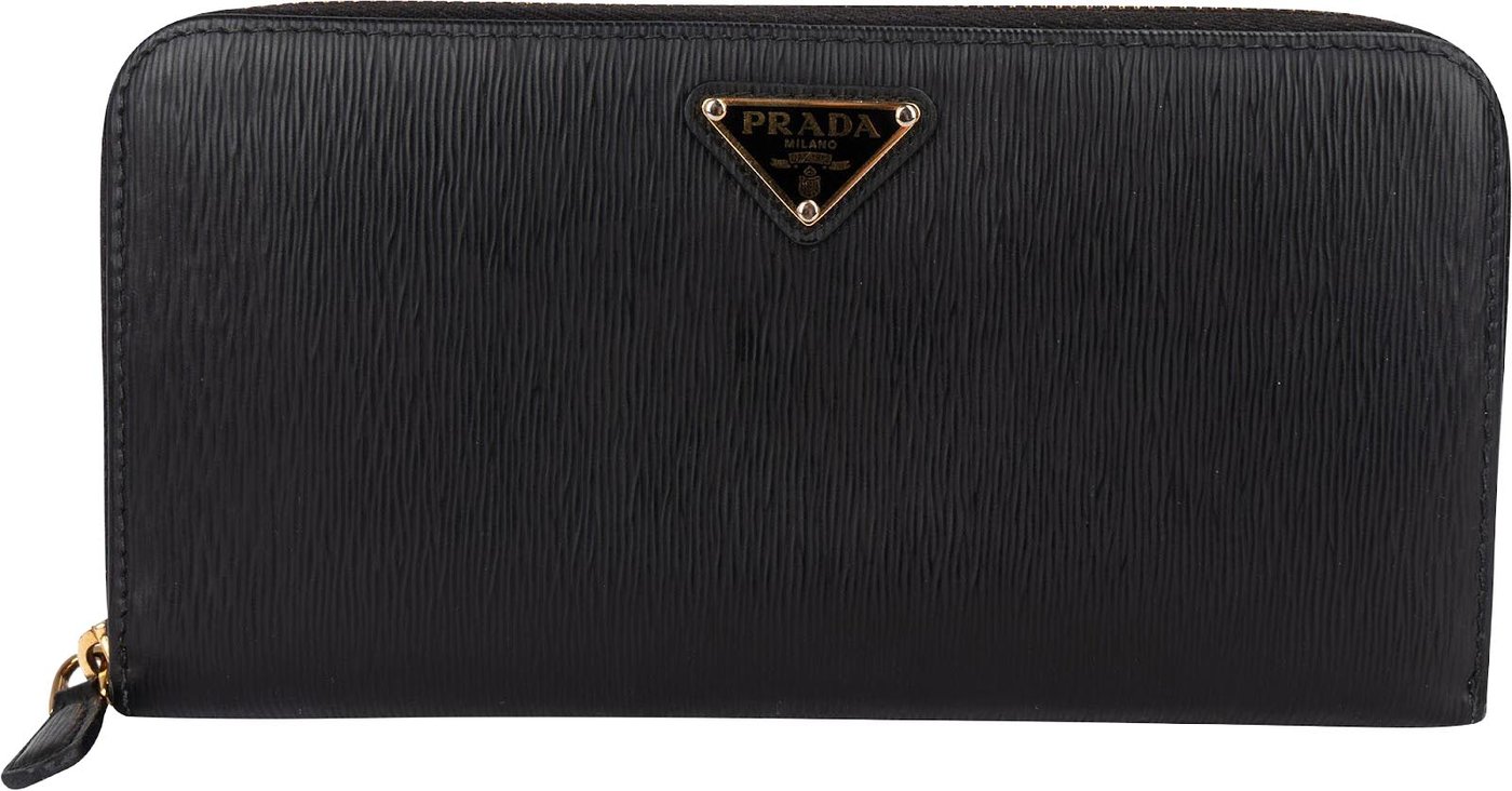 Prada Vitello Move Zip Around Wallet
