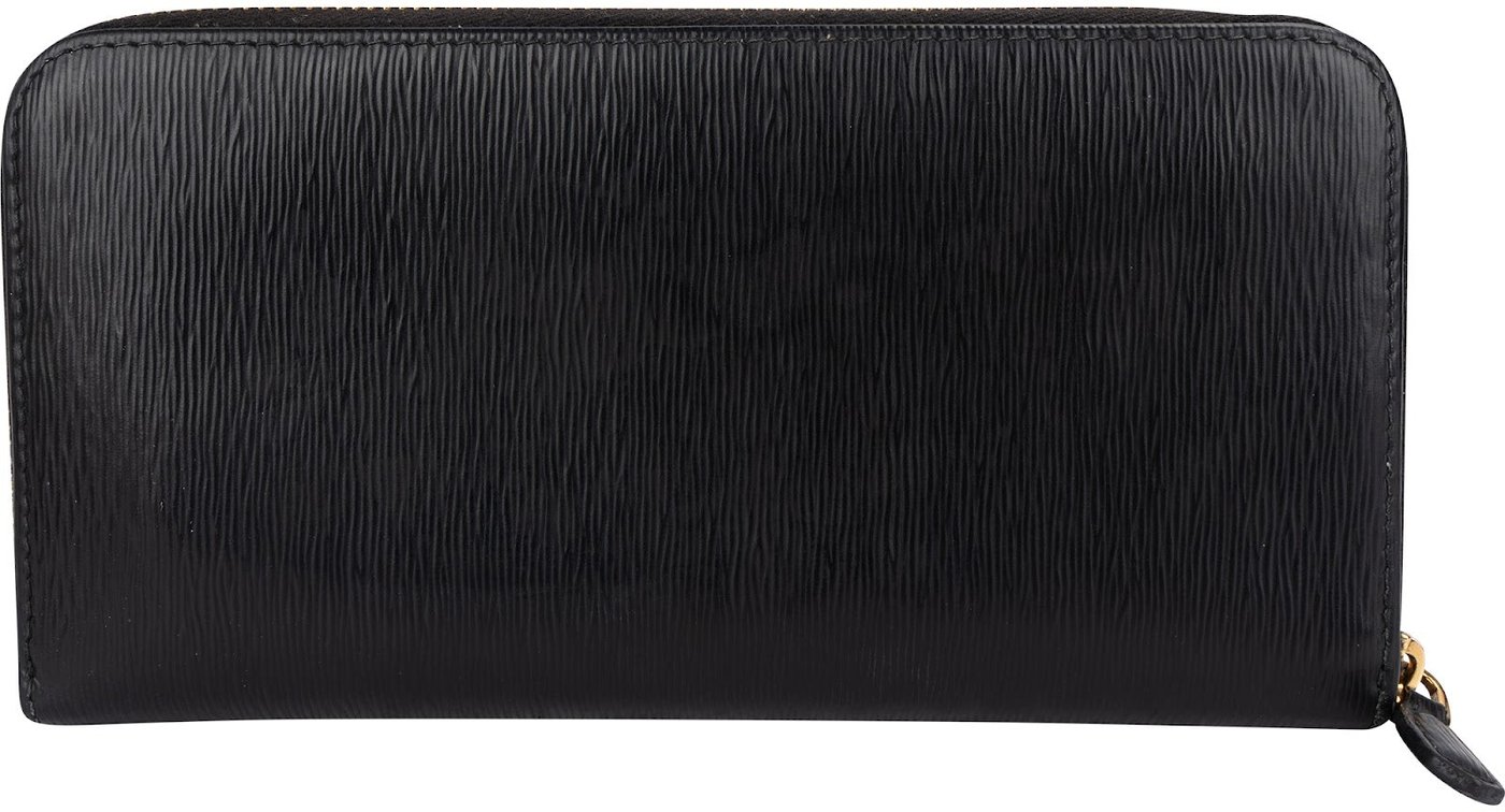 Prada Vitello Move Zip Around Wallet