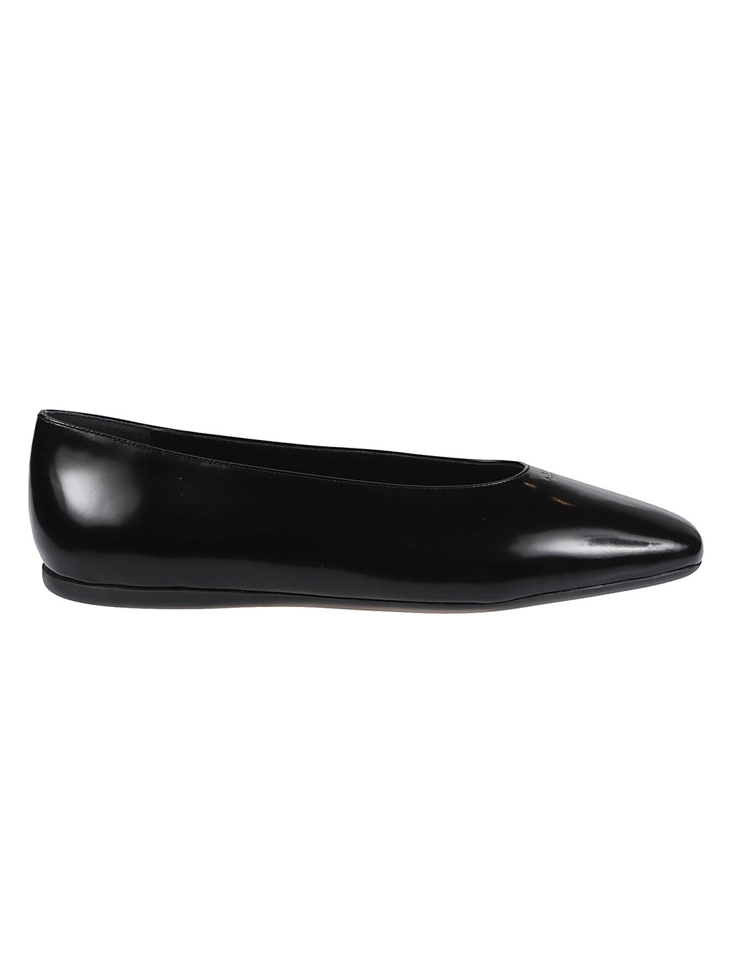 Spazzolato Pointed-Toe Glossy Flats