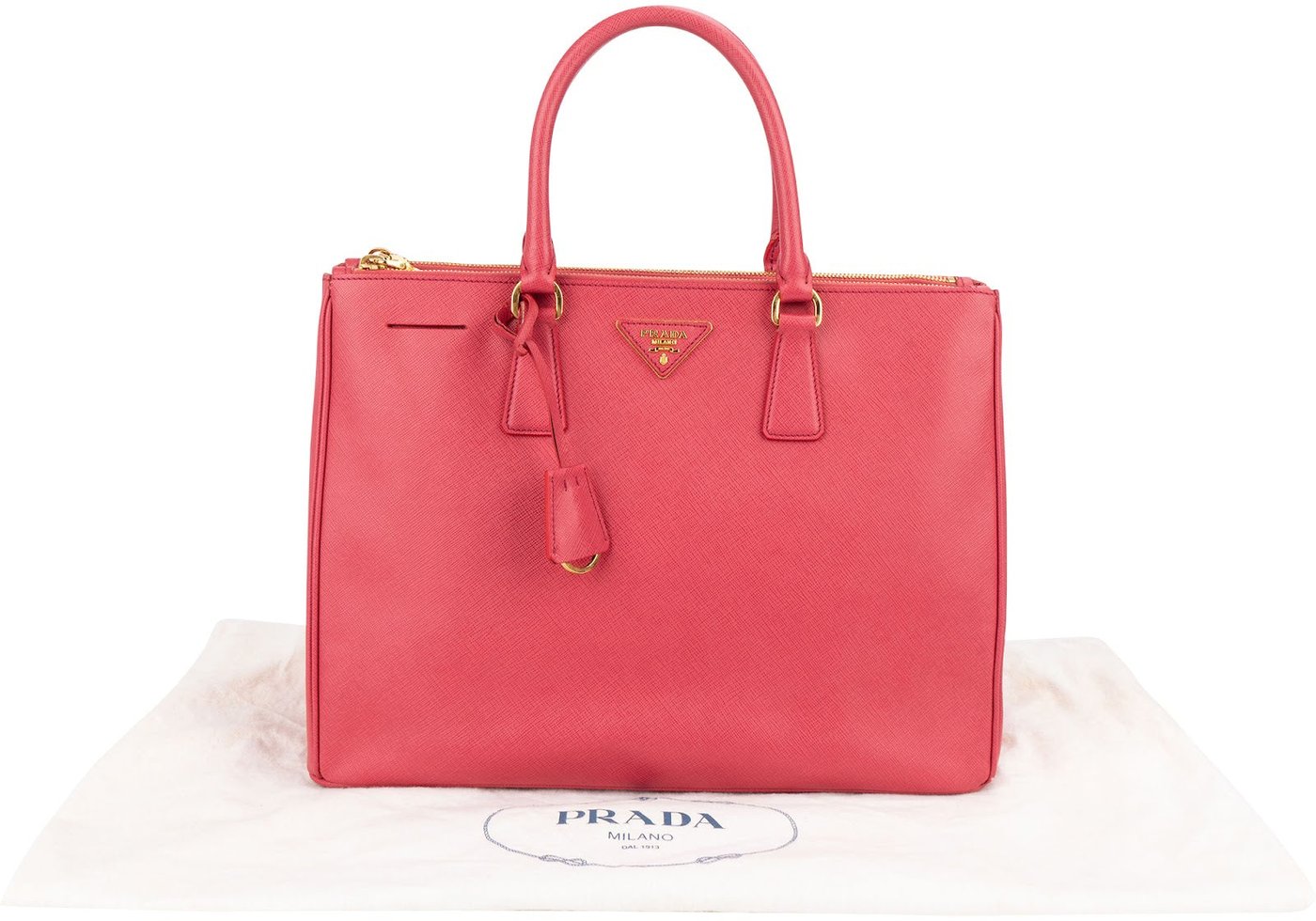 Prada Saffiano Leather Large Galleria Handbag