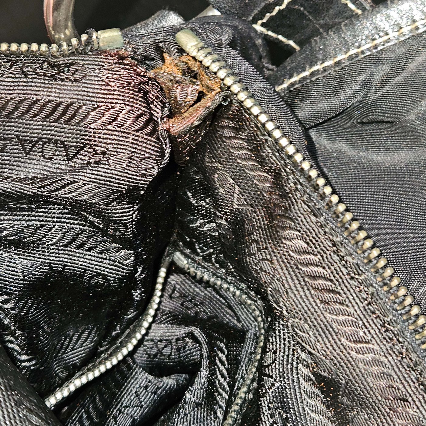 Prada Nylon Triangle Handbag
