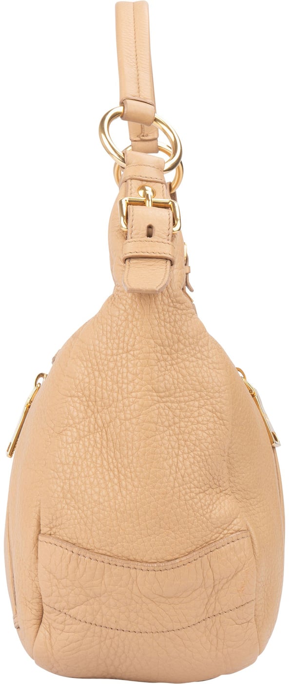 Prada Calf Leather Vitello City Hobo Bag