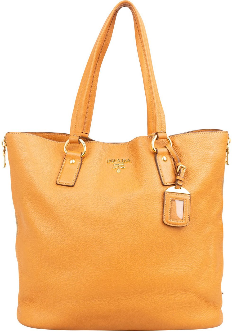 Prada Vitello Daino Shopping Tote Shoulder Bag
