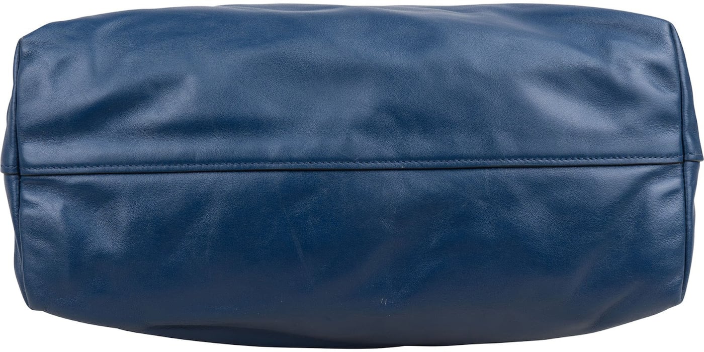 Prada Soft Calf Leather Tote Shoulder Bag