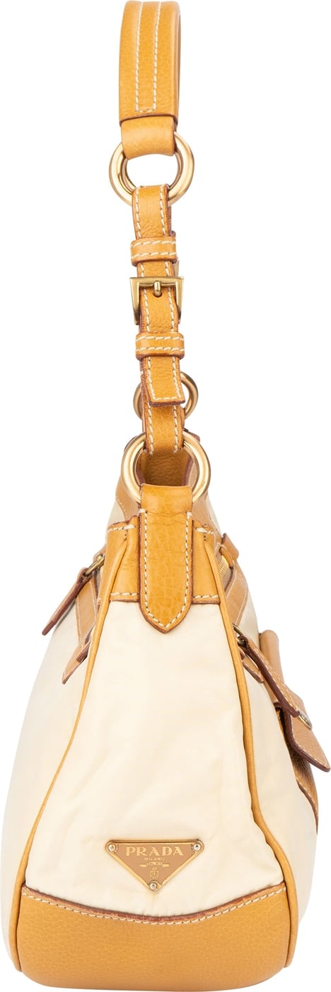 Prada Nylon Triangle Hobo Bag