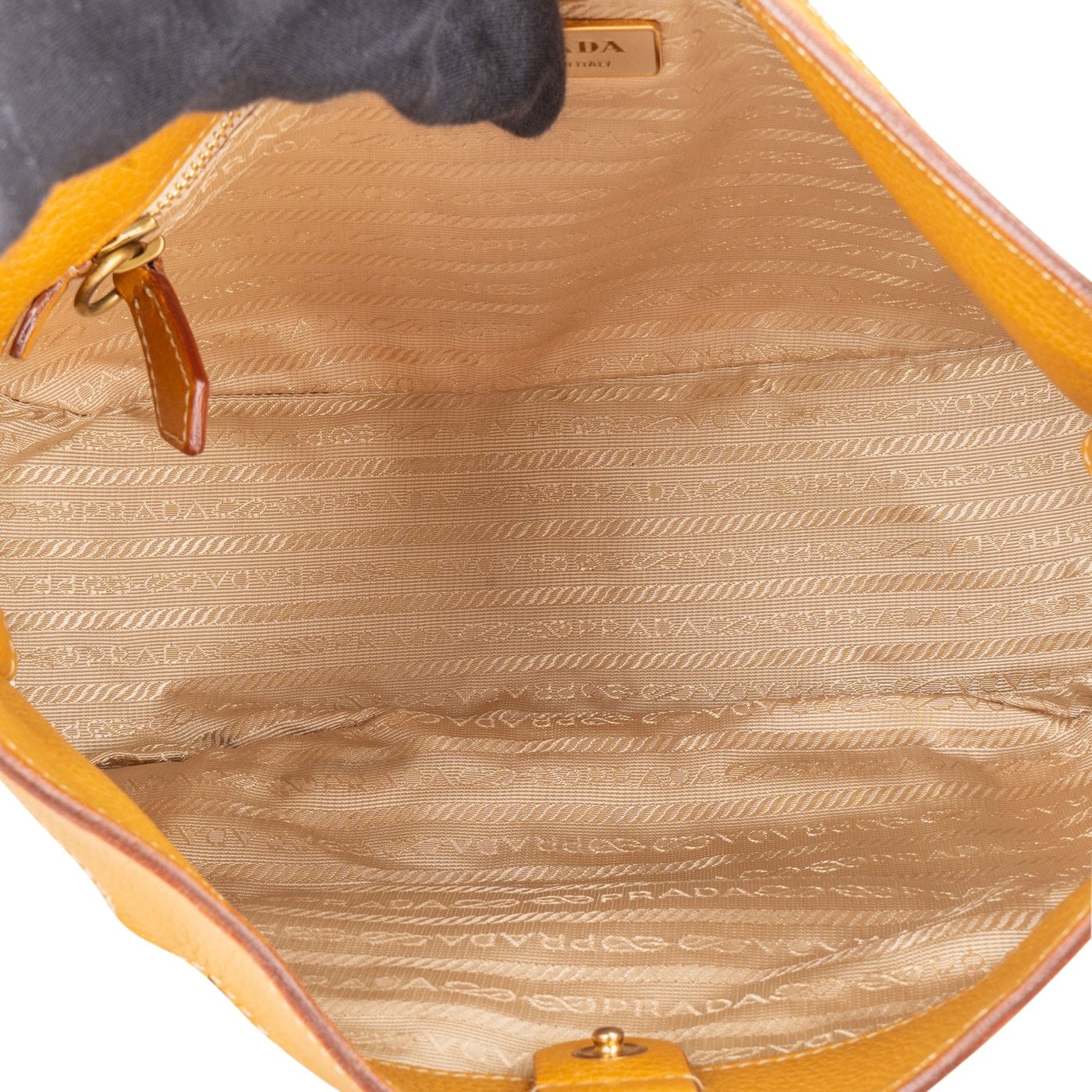 Prada Nylon Triangle Hobo Bag