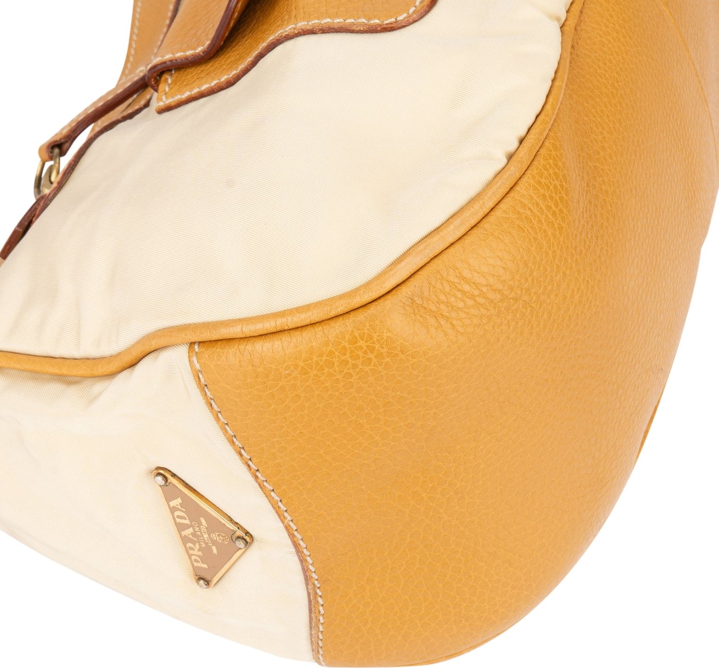 Prada Nylon Triangle Hobo Bag
