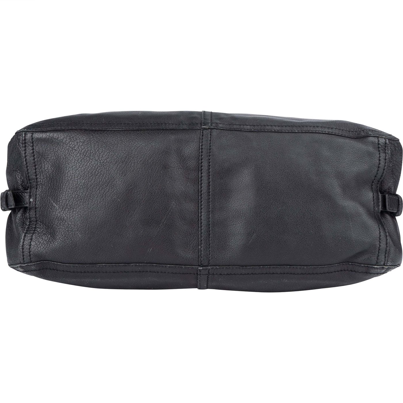 Prada Leather Twin Pocket Triangle Shoulder Bag