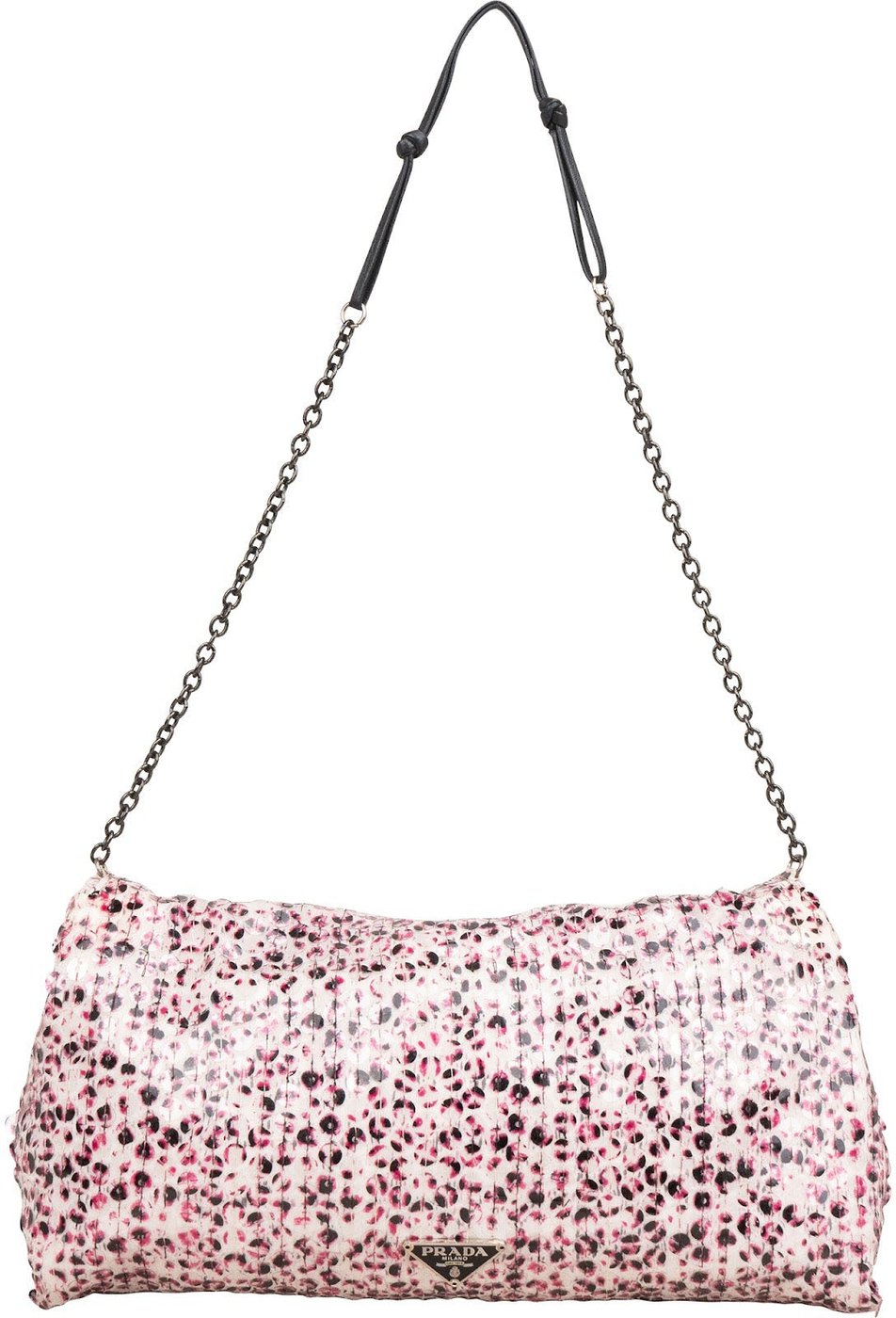 Prada Sequin Embellished Flap Shoulder Bag