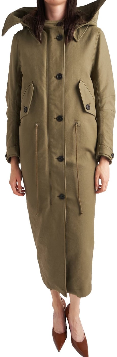 Prada Long Parka Coat