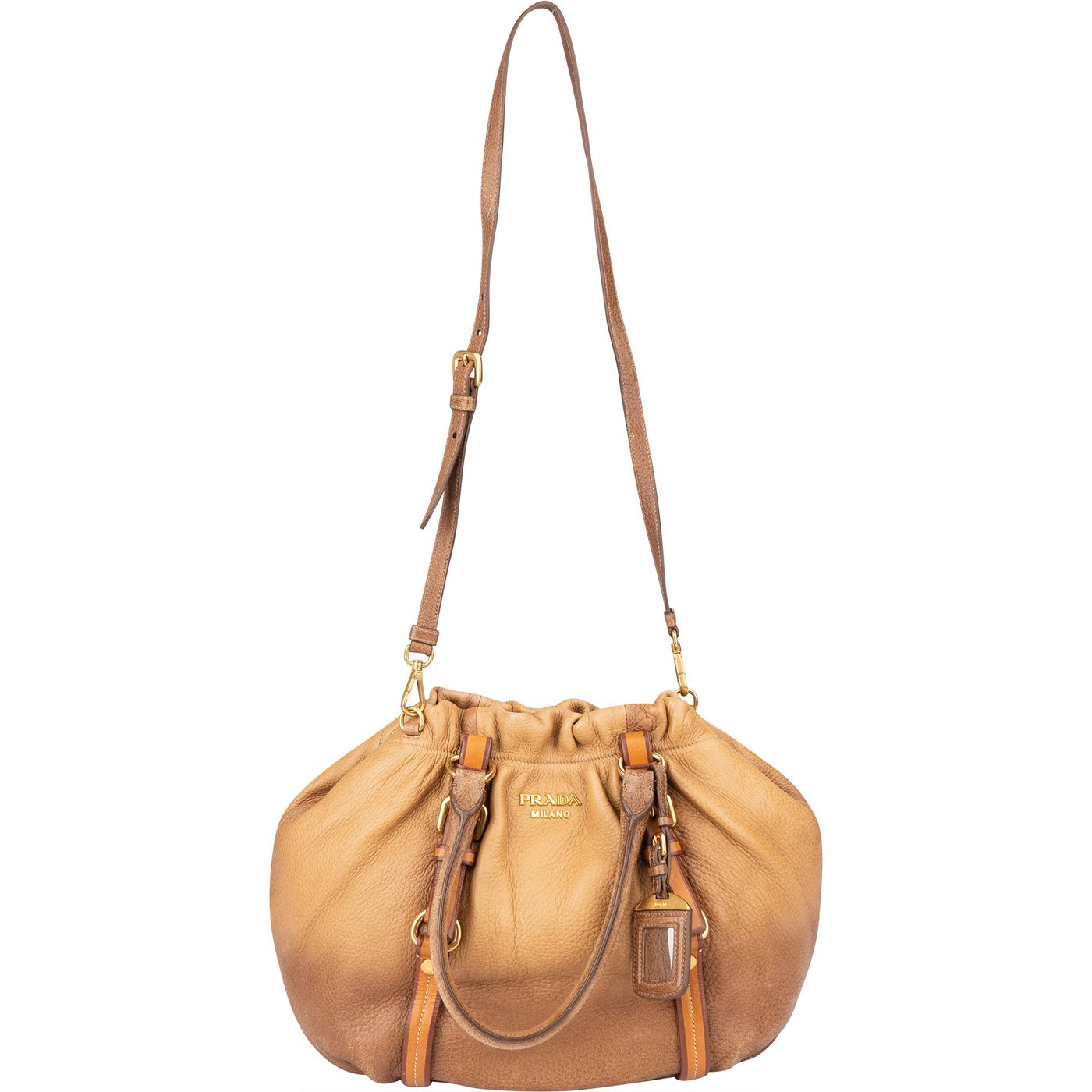 Prada Calfskin Cervo Antik Handbag