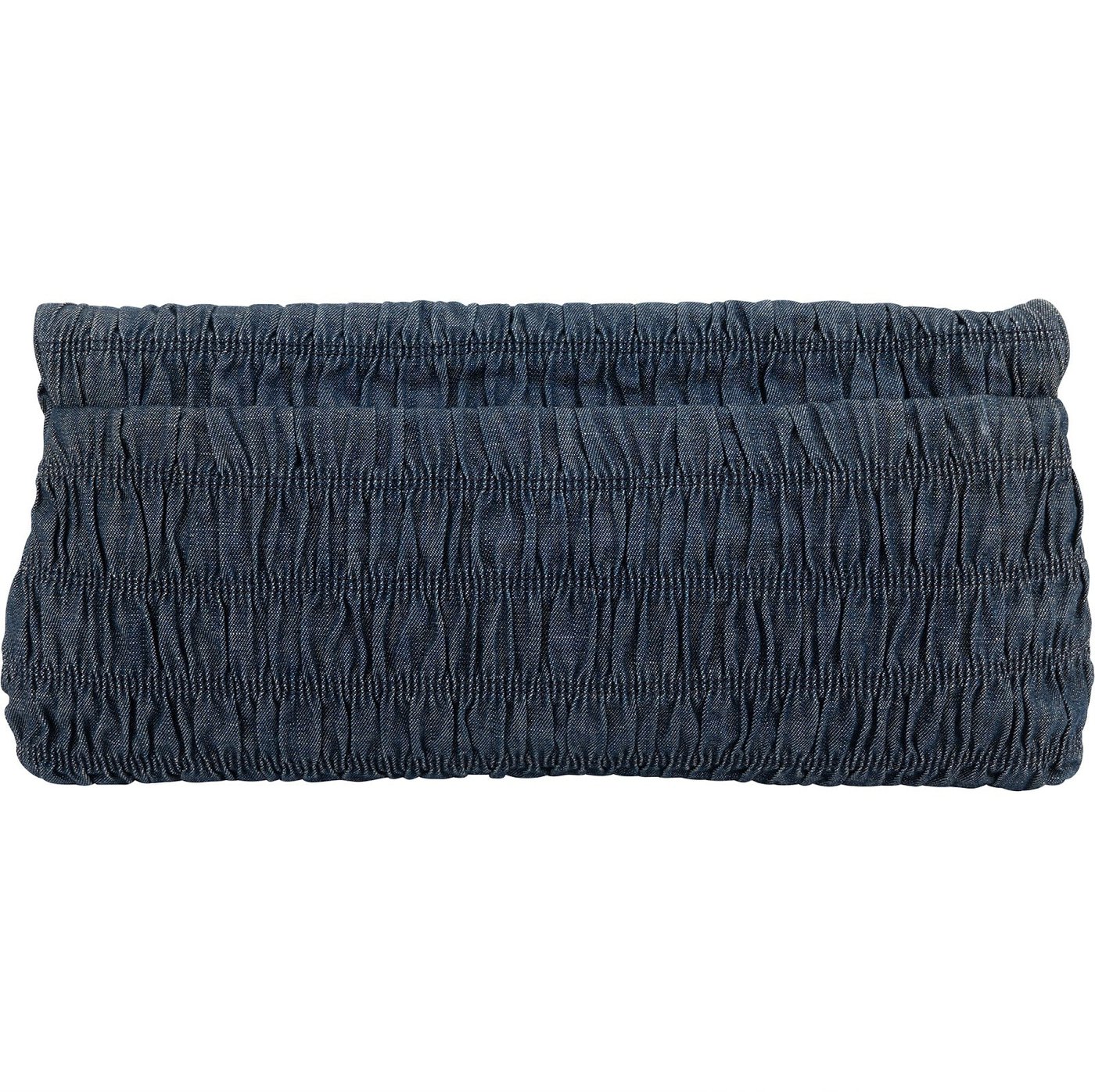 Prada Denim Gauffre Jumbo Clutch Bag