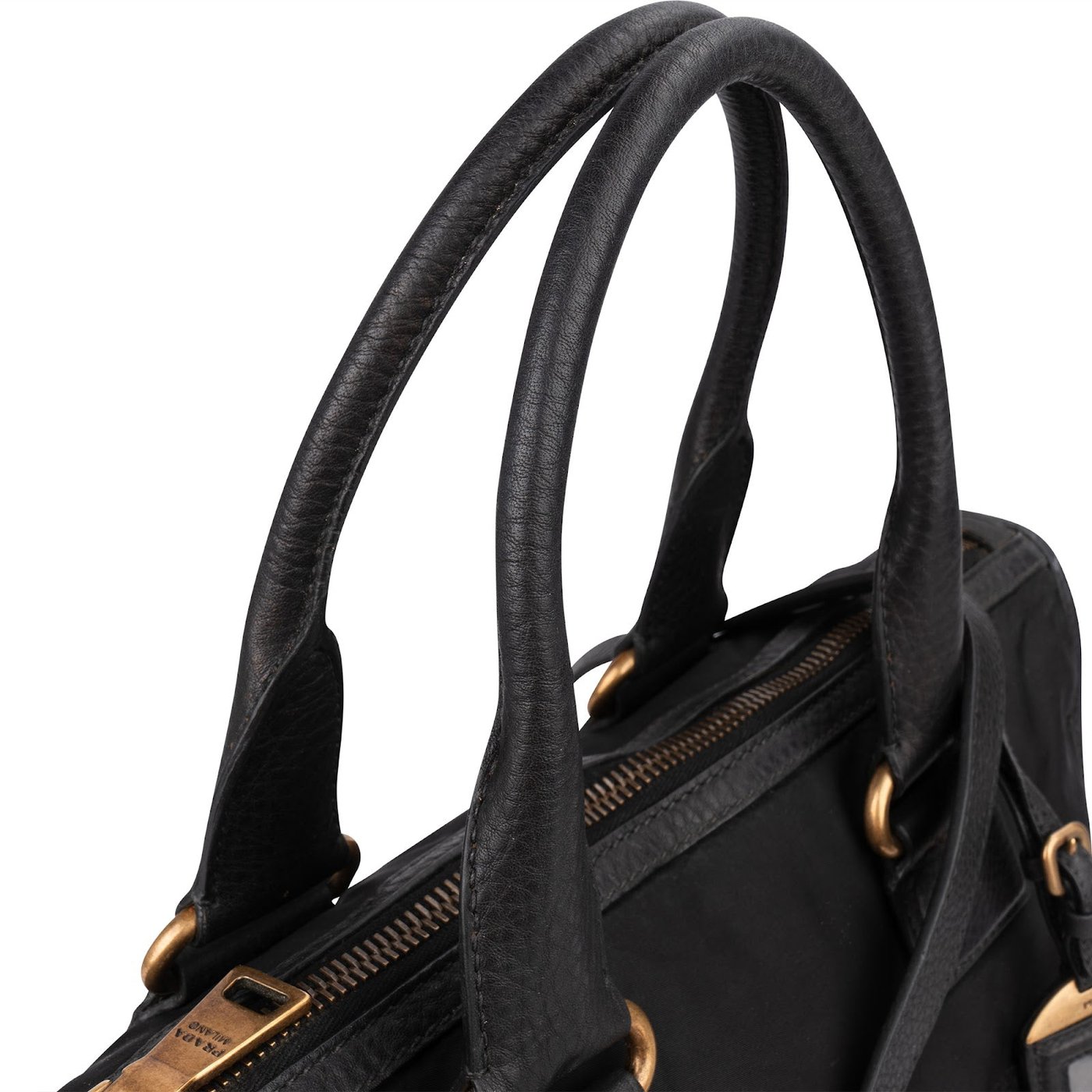 Prada Tessuto Jacquard Ricamo Tote Handbag