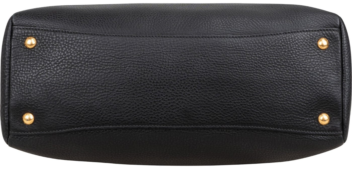 Prada Vitello Daino Leather Bauletto Handbag