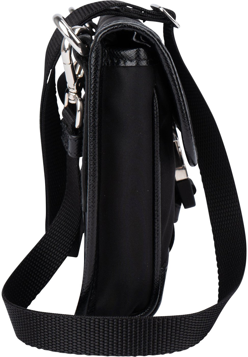 Prada Nylon Triangle Mini Crossbody Side Bag