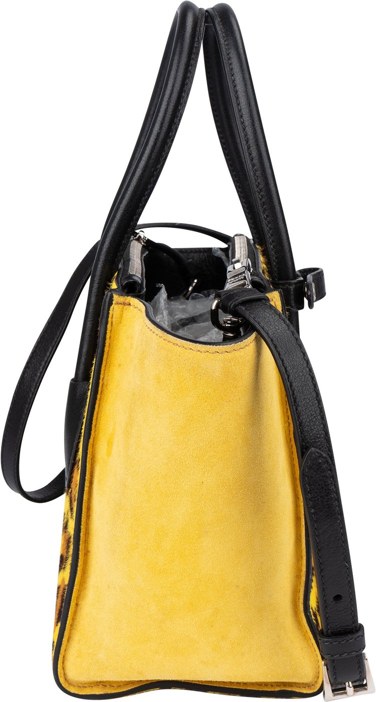 Prada Leopard Print Satchel Handbag