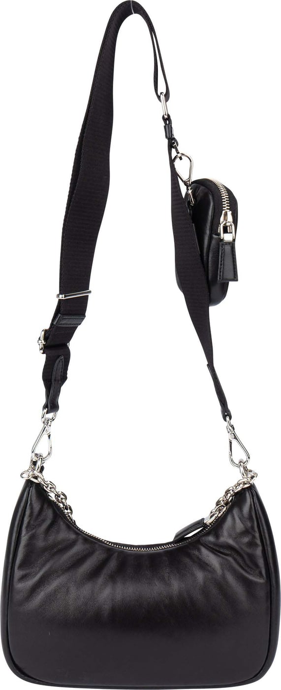 Prada Soft Leather Triangle Re-Edition Crossbody Bag