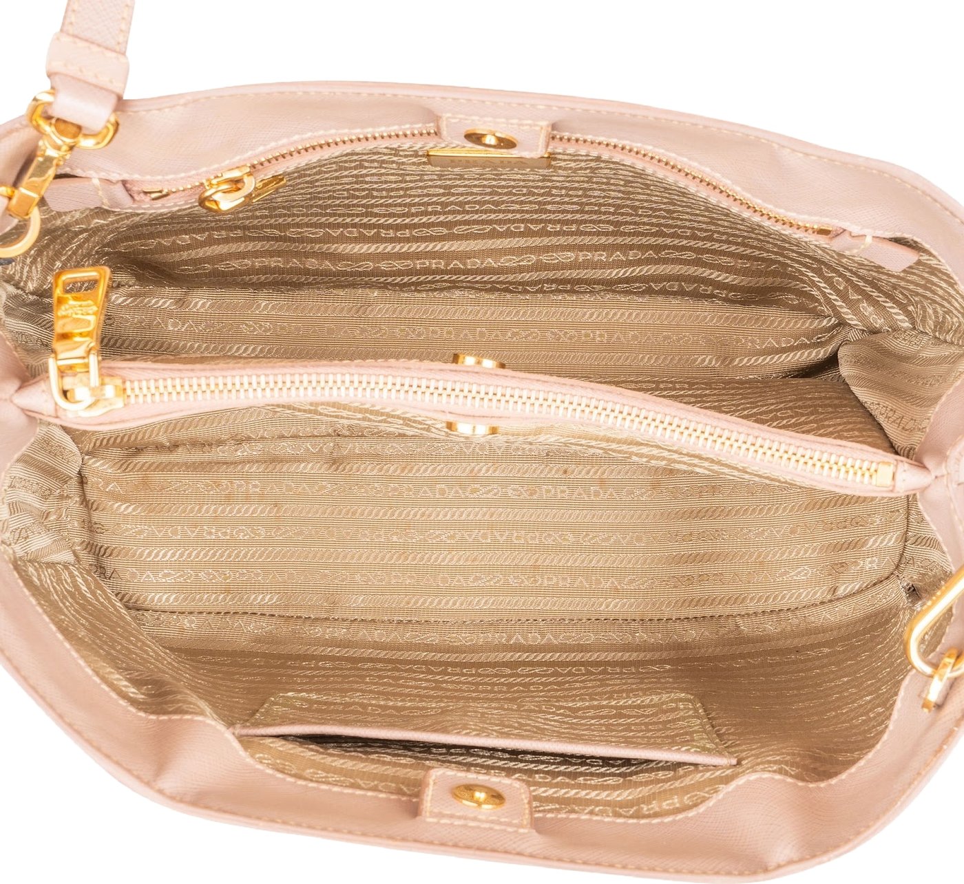 Prada Saffiano Lux Leather Galleria Tote Handbag