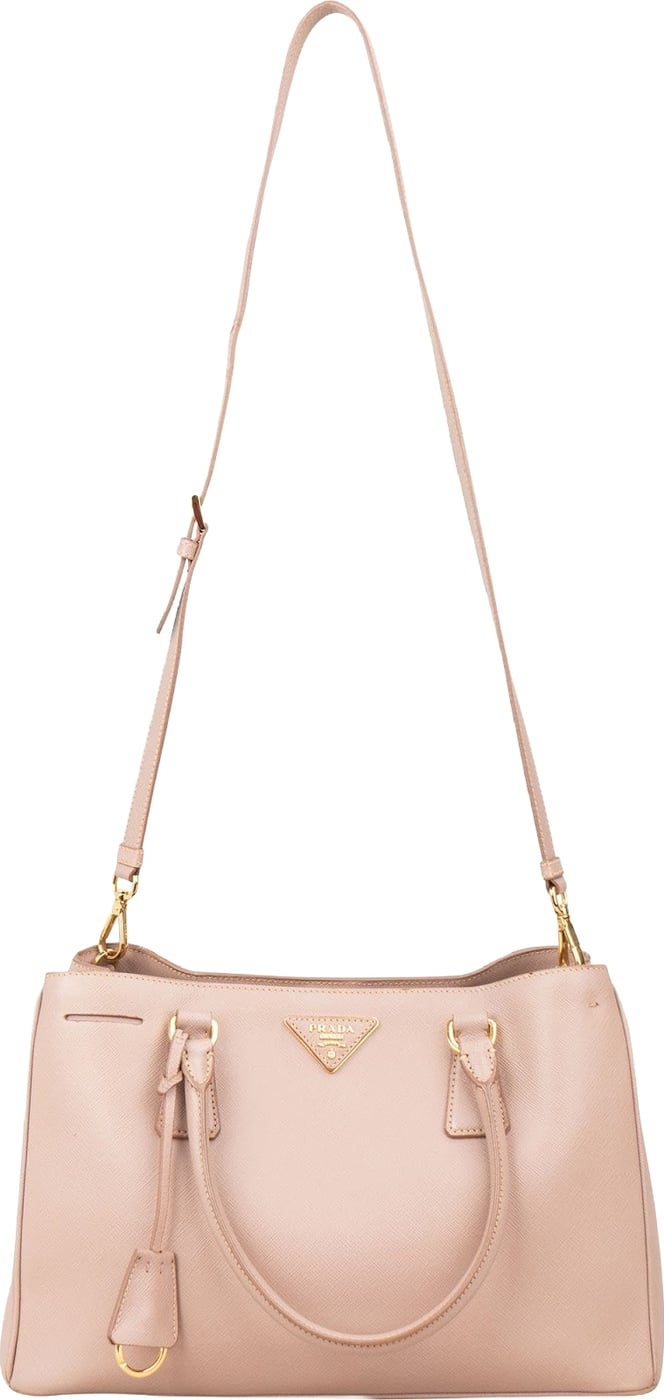 Prada Saffiano Lux Leather Galleria Tote Handbag