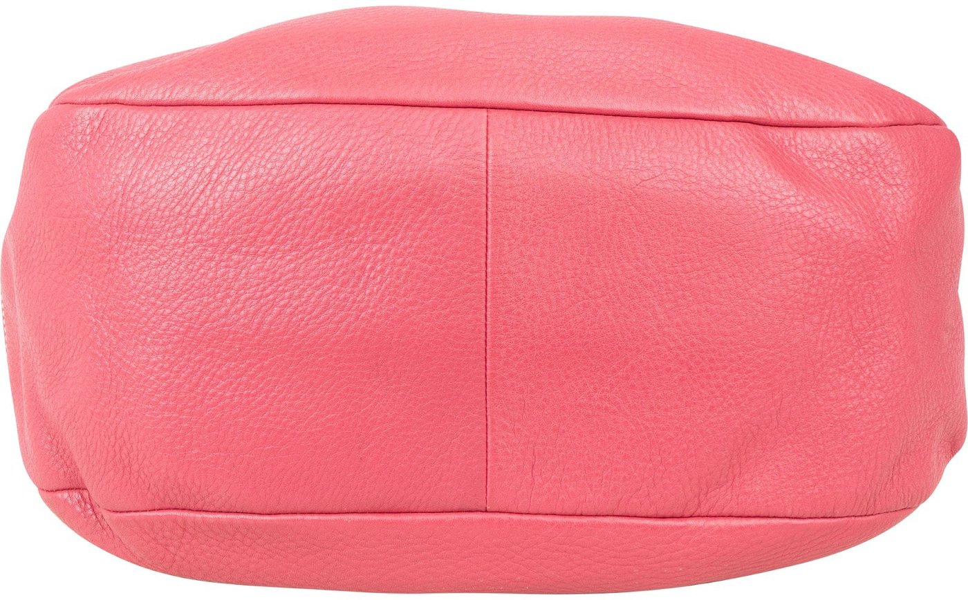 Prada Pink Vitello Daino Leather Hobo Shoulder Bag
