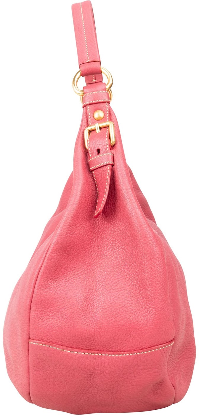 Prada Pink Vitello Daino Leather Hobo Shoulder Bag