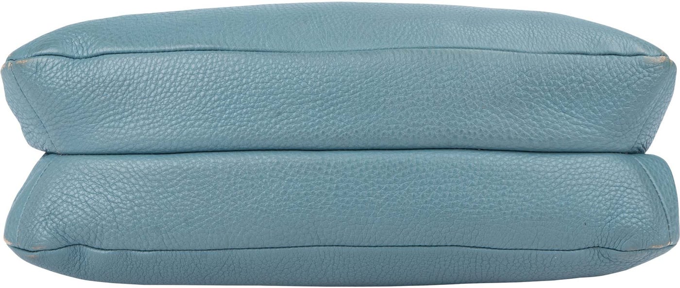 Prada Blue Leather Cleo Shoulder Bag