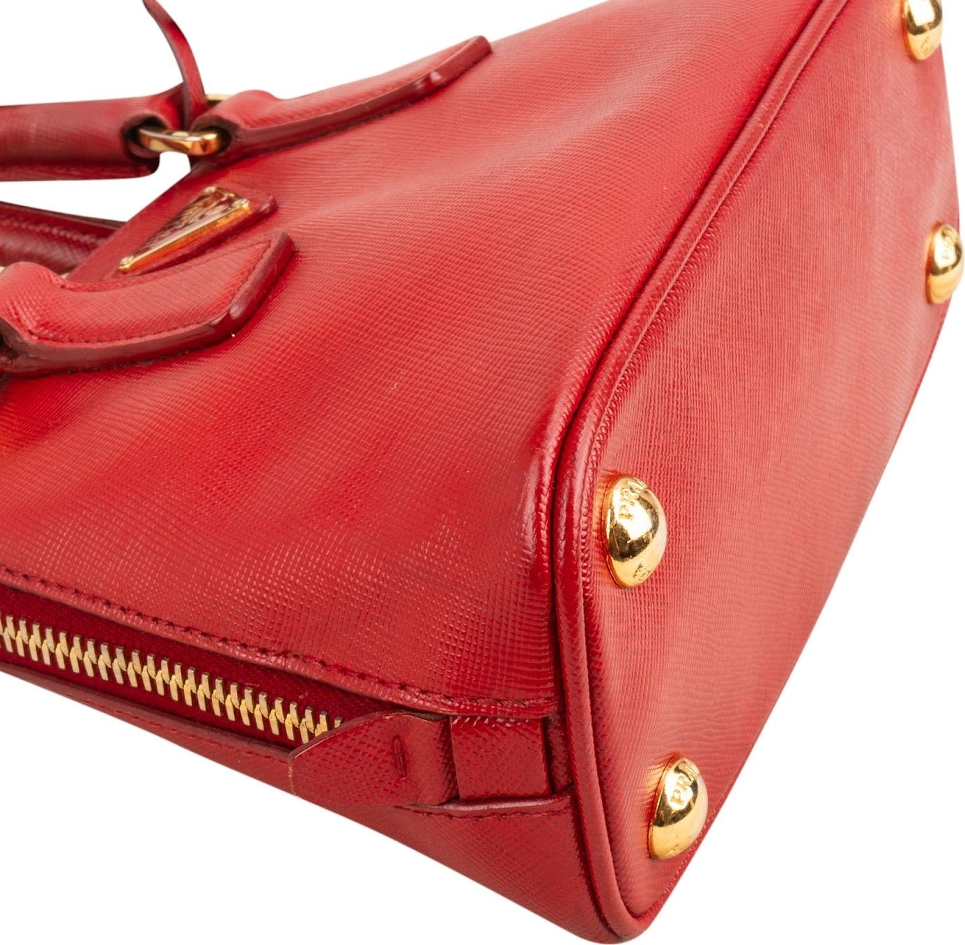 Prada Saffiano Leather Mini Promenade Crossbody Handbag